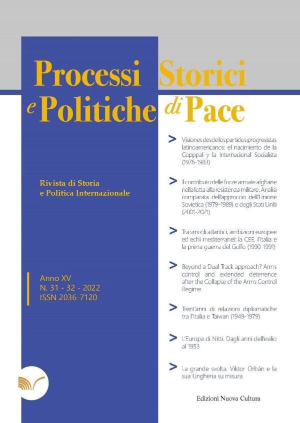 Rivista Processi Storici e Politiche di Pace n. 31-32 2022