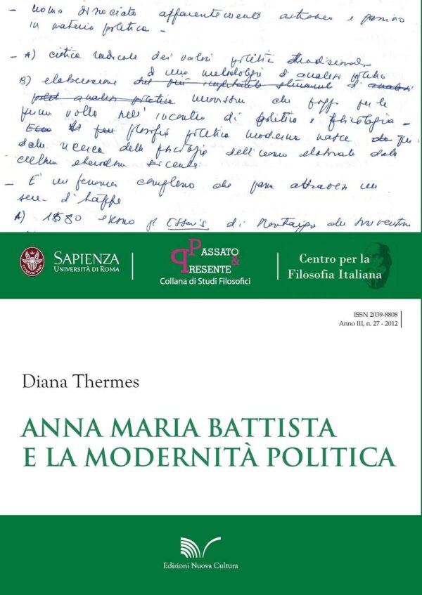 Anna Maria Battista e la modernità politica