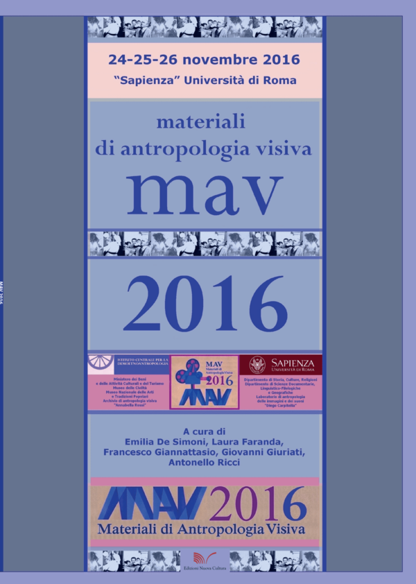 MAV 2016 - Materiali di Antropologia Visiva